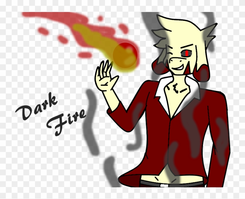 [ Drawing Project ] Dark Fire Element [ Oc ] By Hanatasuki - Fight Like A Girl Ribbon #766552