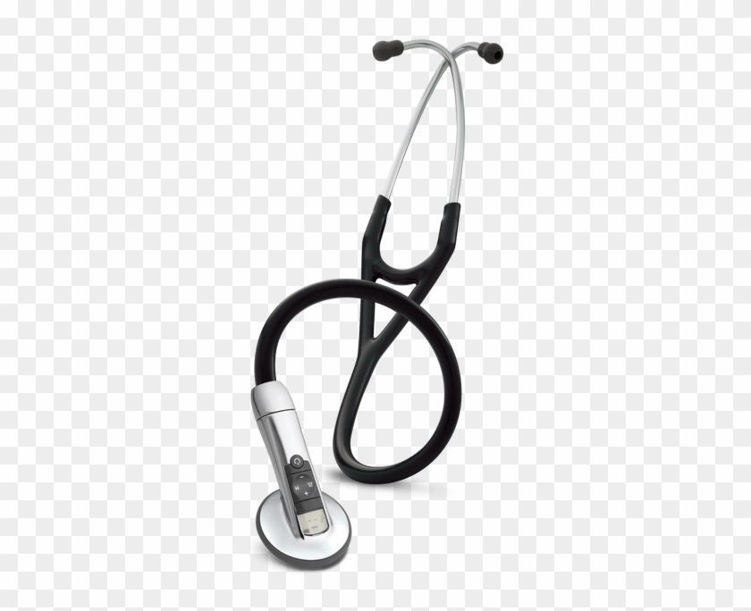 3m Littmann Electronic 3100 Stethoscope, Black, 27 - Littmann Electronic Stethoscope 3100 #766570