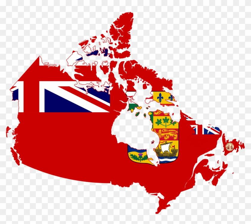 Flag Map Of Canada #766613