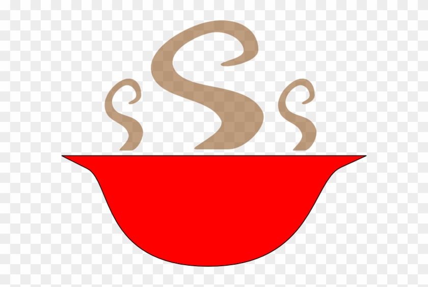 Red Soup Bowl Clipart #766642