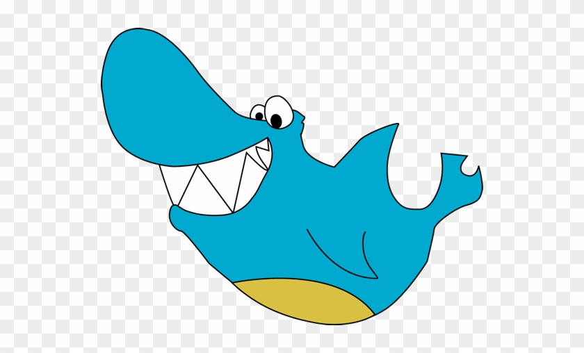 Cartoon Shark - Fun Cartoon Clip Art #766845