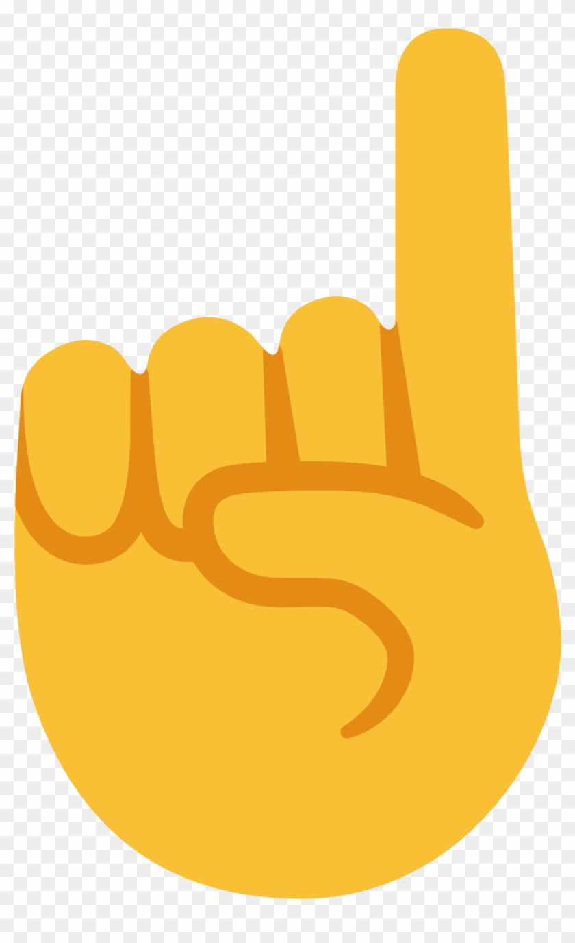 Finger Up Emoji Clipart - Symbol Meaning Fingers #766879