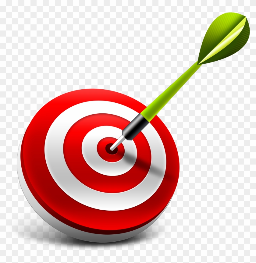 Bullseye Darts Clip Art - Target Icon Transparent #766912