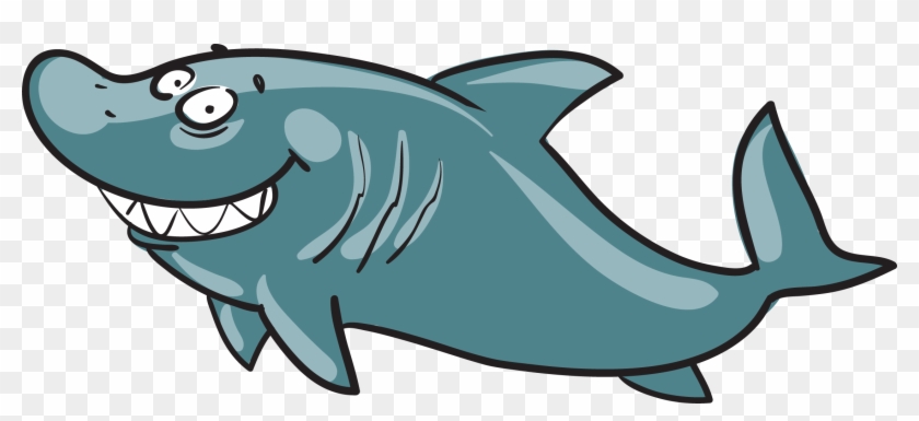 Smiley Shark Clip Art - Smiley Shark #766913