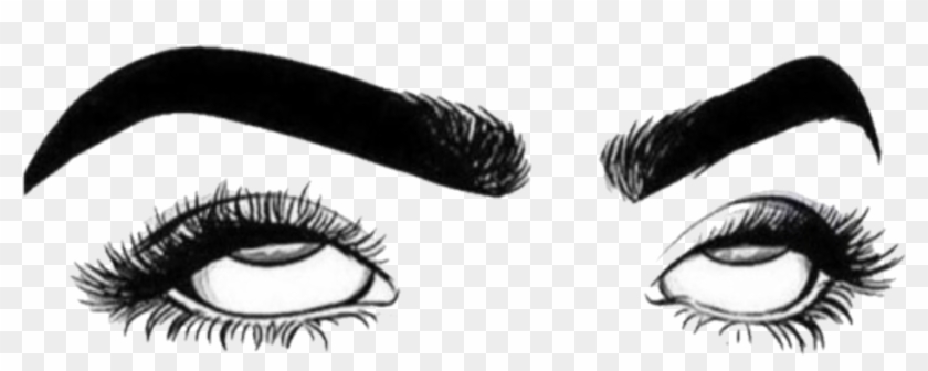 Whatever Edit Eyebrows Eyes Rollingeyes Sticker Lashes - Cool Header For Twitter #766940