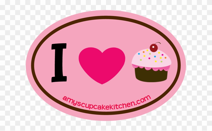 Own Oval Sticker Clipart - Sticker Design Cup Cakes #766996