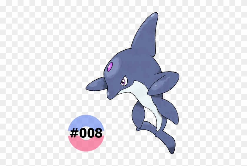 Blue Dolphin Clipart - Fakemon Water Starter Dolphin #767020