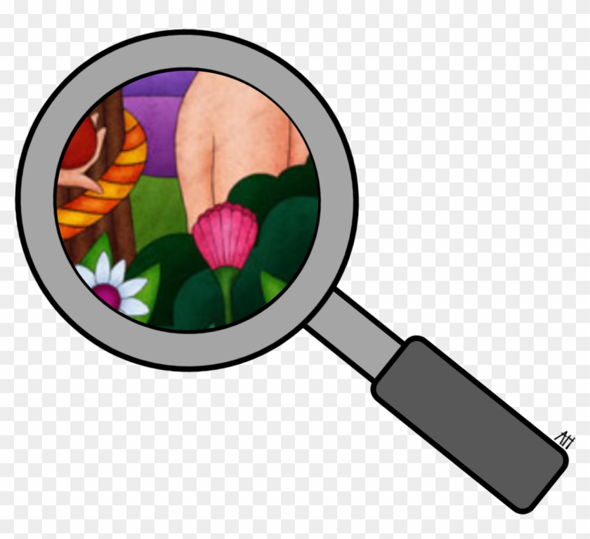 For Example, This Magnifying Glass Is A Close-up Of - Tulip #767054
