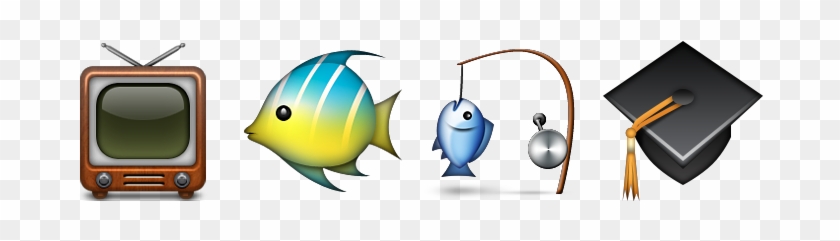 Fish Hooks - Graduation Cap - Emoji Belt Buckle, Men's, Size: Medium, #767106