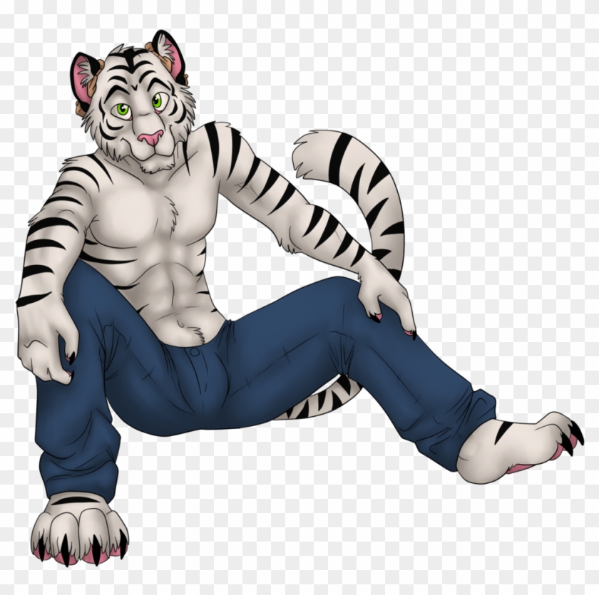 Clifford The White Tiger Commission By Sweentastic - White Tiger Male Furry #767224