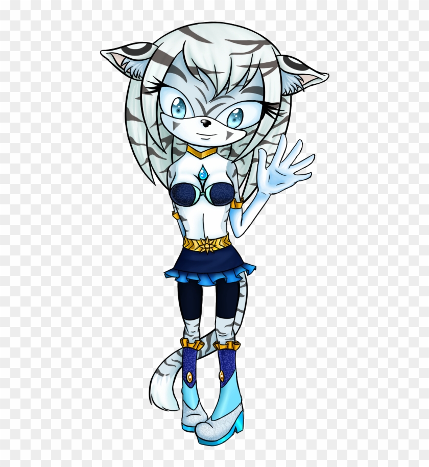 Aisha The White Tiger By Silvia The Hedgehog - White The Hedgehog #767281