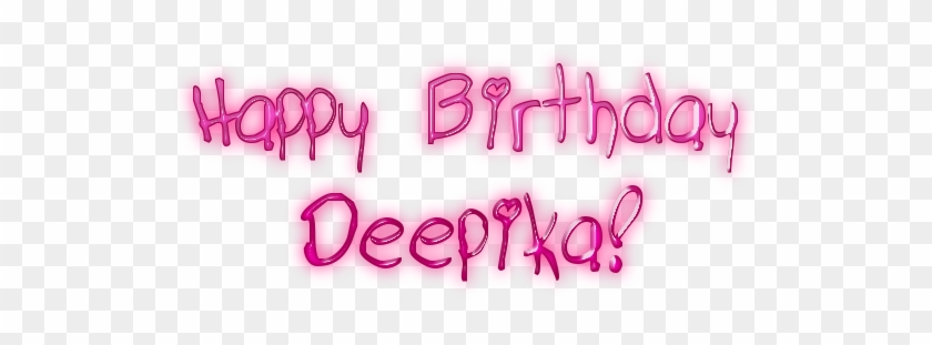 I'm Being Sweet To You Just For A Day, Today - Love You Deepika Logo #767409