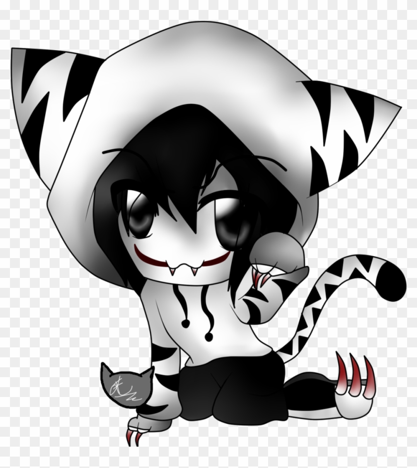 Jeff The Cute White Tiger By Lisica1213 - Animation Jeff The Killer #767494