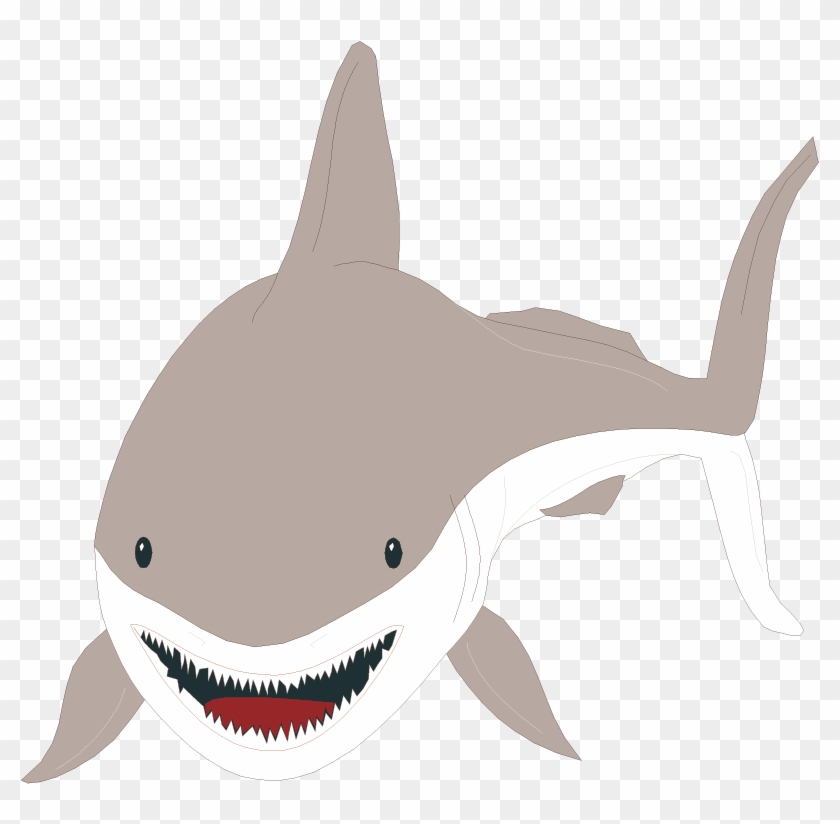 Great White Shark Bull Shark Clip Art - 3drose Lsp 45055 2 Double Toggle Switch #767526