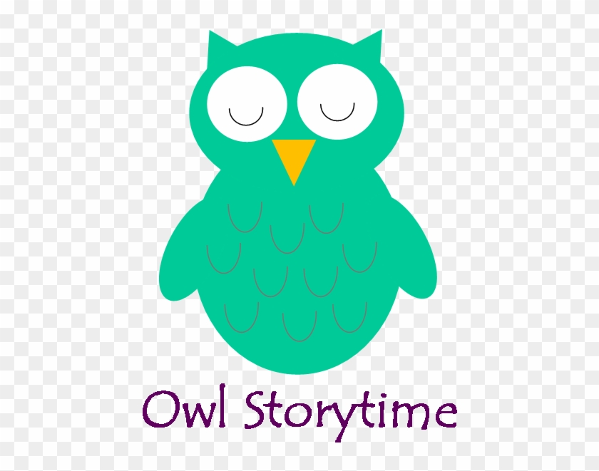 Preschool Storytime Cliparts - Teal Owl Clip Art Free #767543