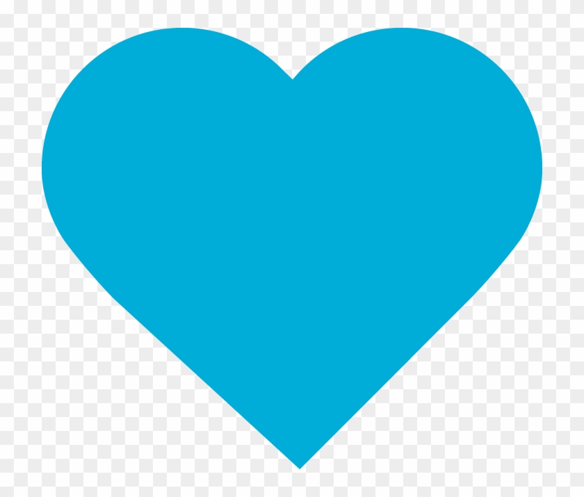 Heart Icon - Blue Heart Png #767698