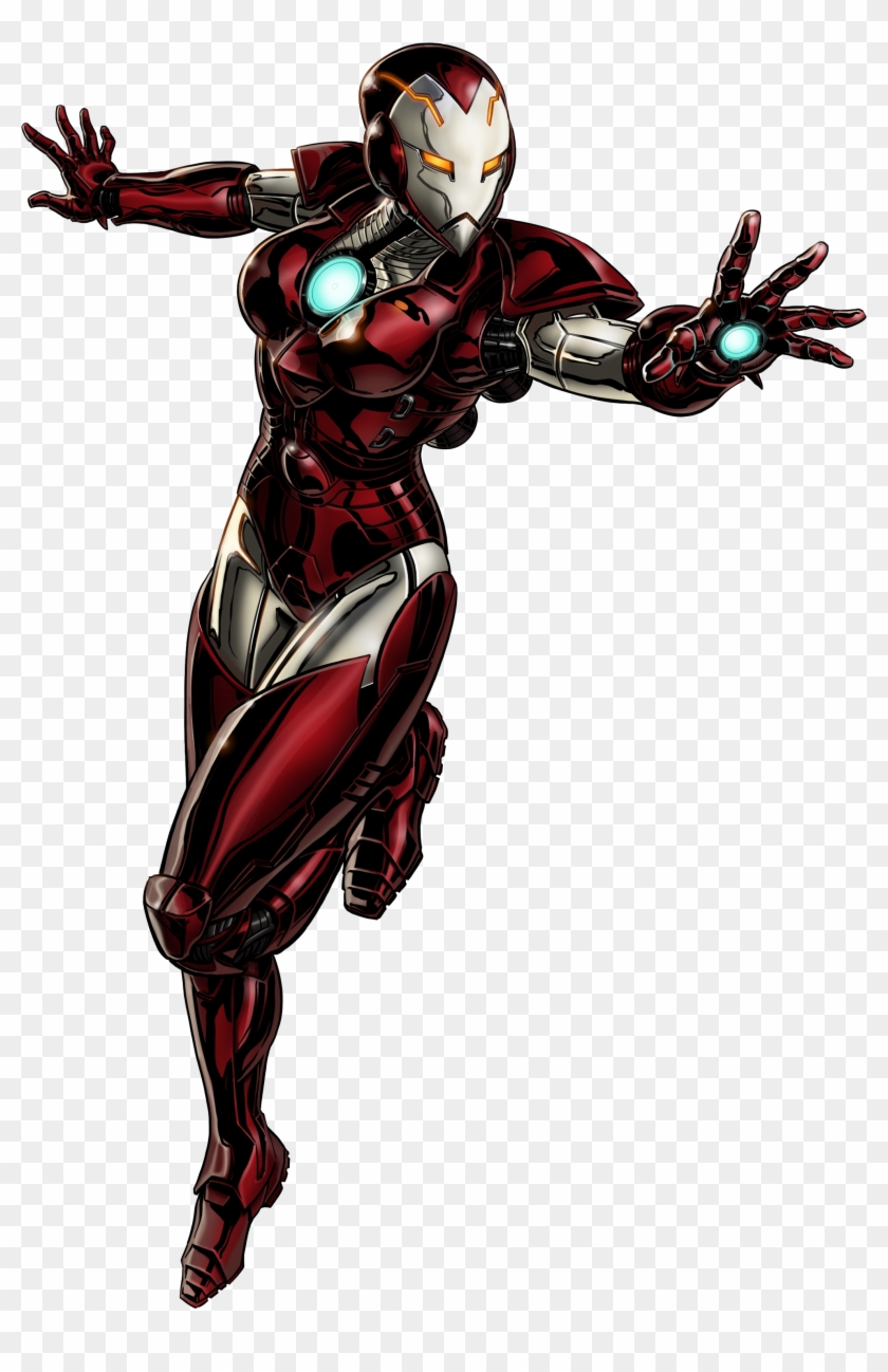 Pepper Potts In Invincible Iron Man As Rescue - Marvel Avengers Alliance Heroes #767856