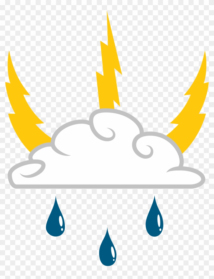 Storm Chaser's Cutie Mark [trade] By Lahirien On Deviantart - Rain Storm Cutie Mark #767960