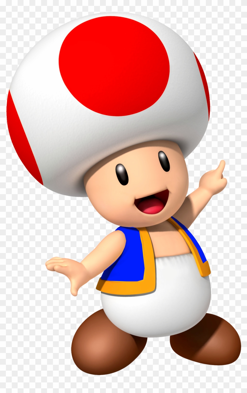Mario Bros Clipart Nintendo Character - Super Mario Bros Toad Png #767965