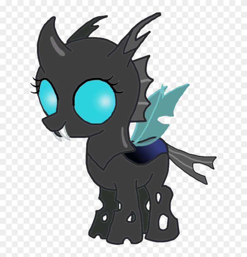 Firefly The Changeling Filly By Moheart7 - My Little Pony Changeling Cute #768170