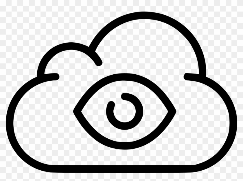 Cloud Data Storage Eye Of True God Bigbrother Spy Government - Private Cloud Icons #768185