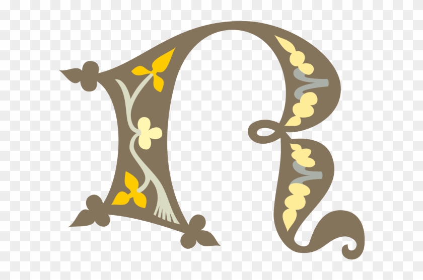 Gothic Letters, Abstract, Floral Designs Png And Vector - Illustration #768257