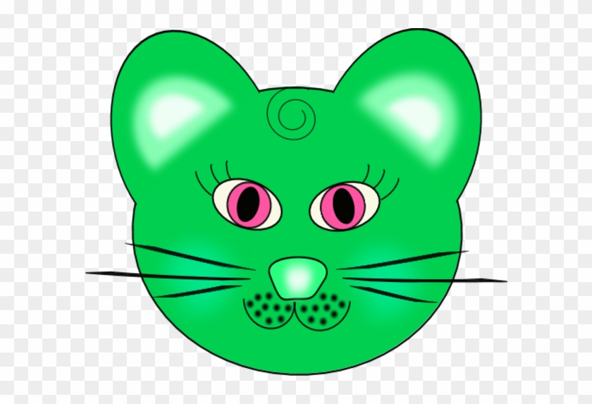 Cartoon Cat Eyes Clip Art - Cat #768341