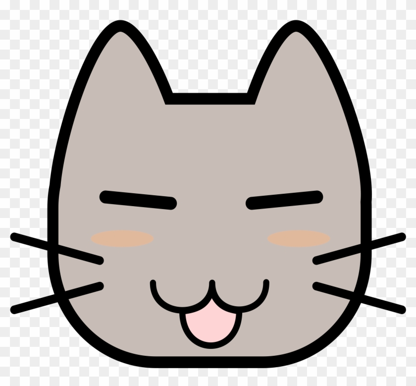 Cat Face - Cat Smile Clipart #768368