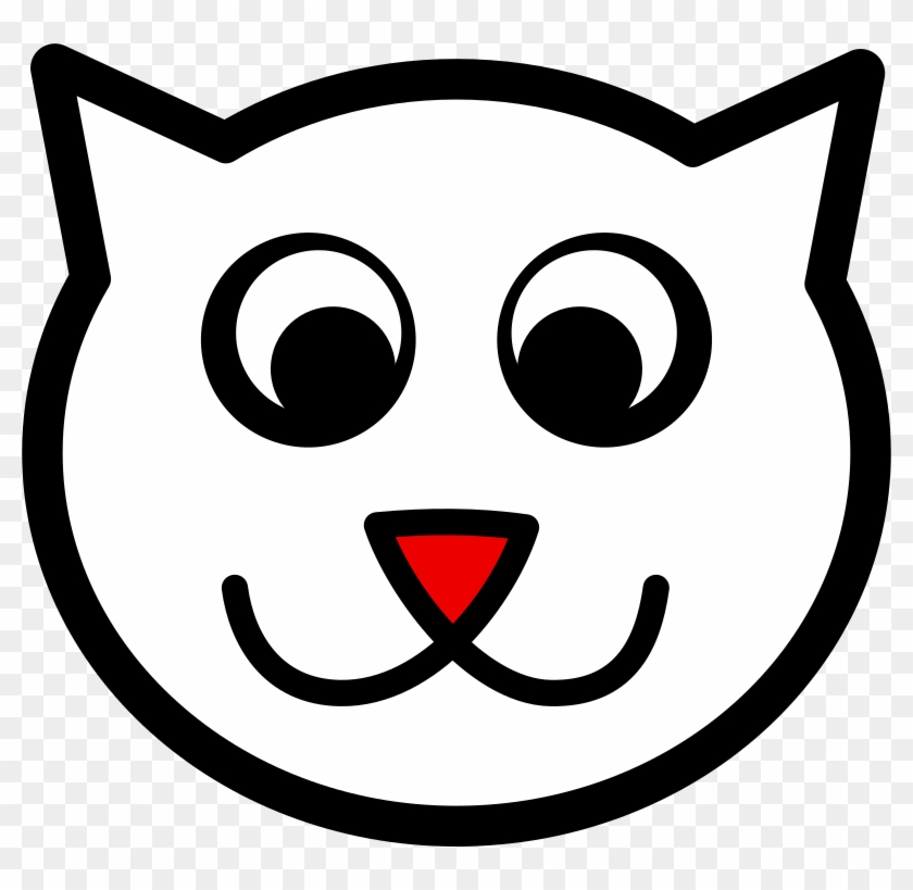 Medium Image - Cat Face For Coloring #768379