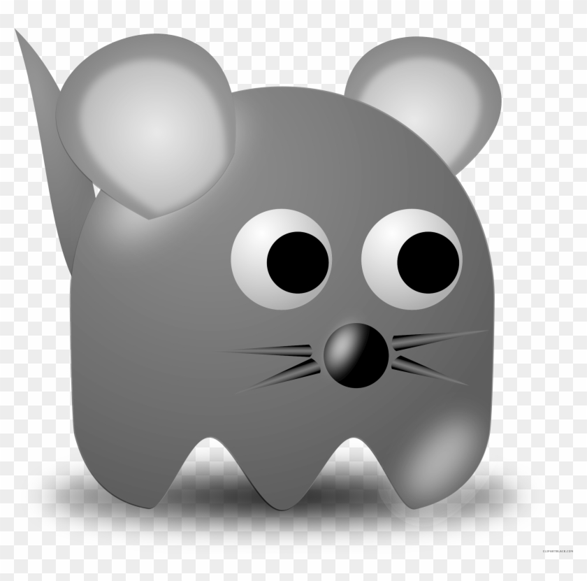 Black Mouse Animal Free Black White Clipart Images - Bad Guy Transparent Cartoon #768410