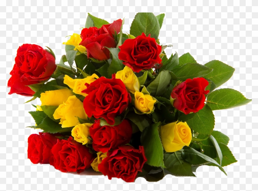 2dozen Assorted Roses Bouquet - Red And Yellow Roses #768542