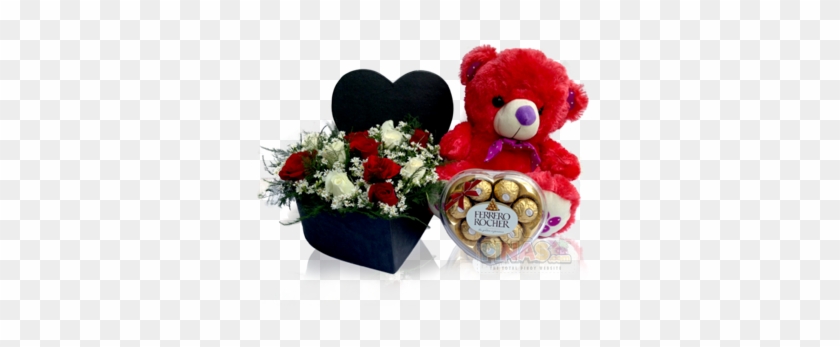Mid - Roses In A Heart Box W Ferrero #768650