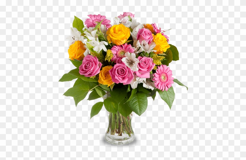 Yellow And Pink Roses - Mothers Day Flowers 2018 #768654