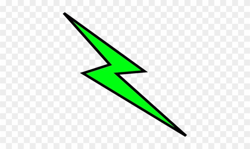 28 Collection Of Green Lightning Bolt Clipart - Neon Green Lightning Bolt #768653