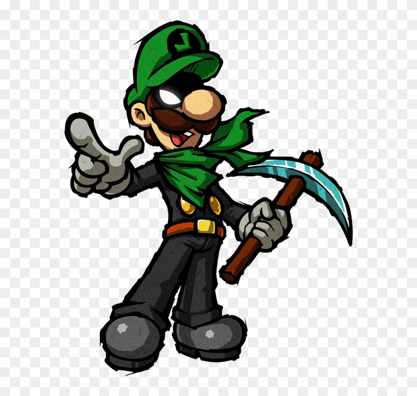 The Green Thunder By Purrdemonium - Mr L Super Paper Mario #768680