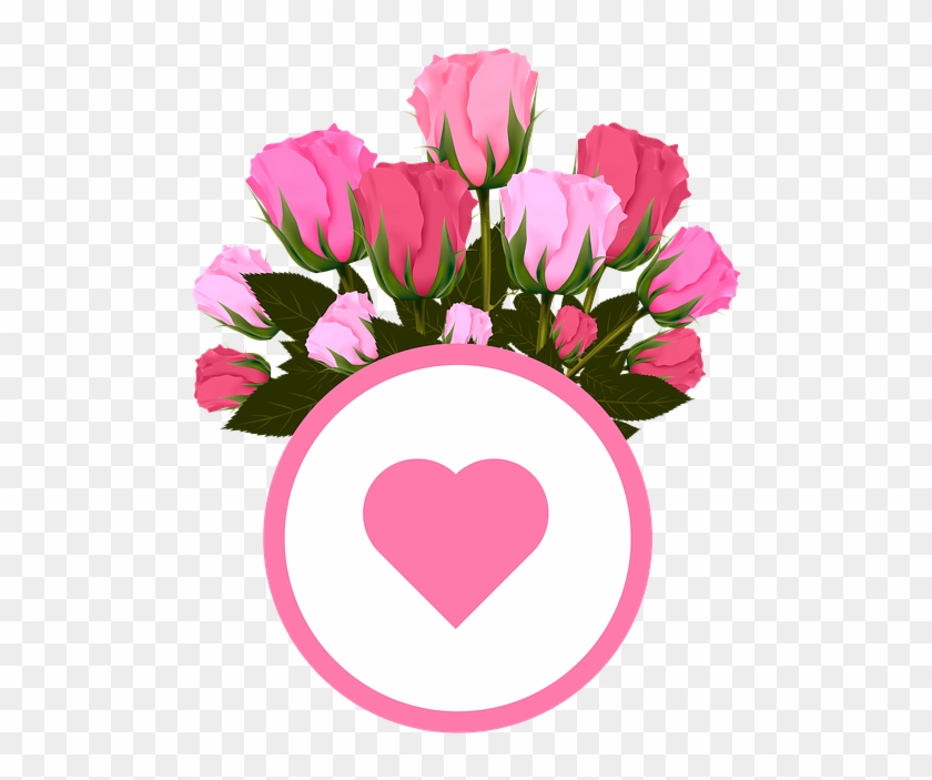 Pink Roses Clipart 20, - Photograph #768743