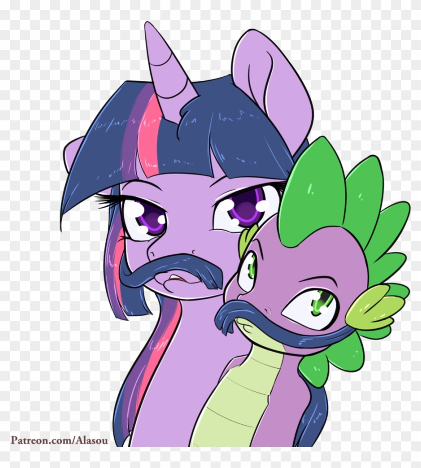 Alasou, Duo, Moustache, Patreon, Pony - Pinkie Pie #768762