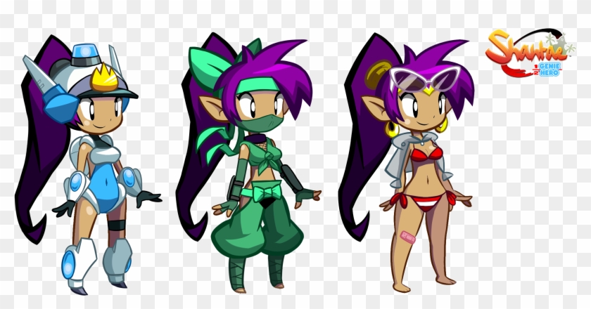 Shantae Halfgeniehero Stretchgoalcostumes - Shantae: Half-genie Hero #768957