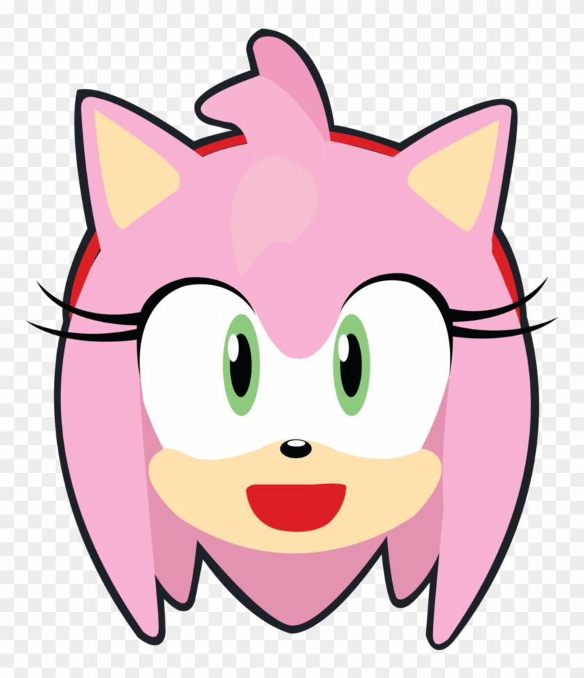 Amy Rose Knuckles The Echidna Character Eye Clip Art - Tumblr #768917