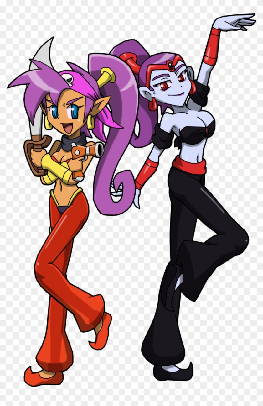 Pirate Shantae And Genie Risky By Ferrokiva - Risky Boots Shantae Yuri #768962