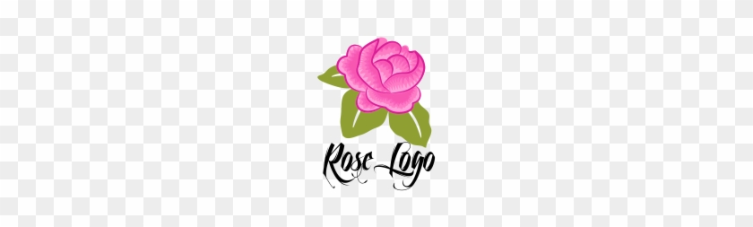 Rose Flower Pink Art Vector Logo Download - Design #769025