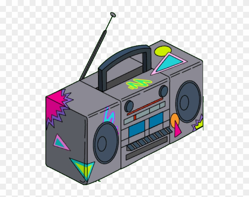 Endless Summer Boom Box Cartoon Boombox Png Full Size PNG Clipart