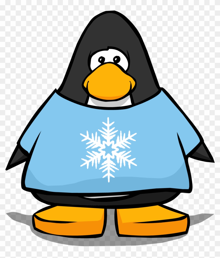 Snowflake T-shirt From A Player Card - Club Penguin Bling Bling Necklace #769138