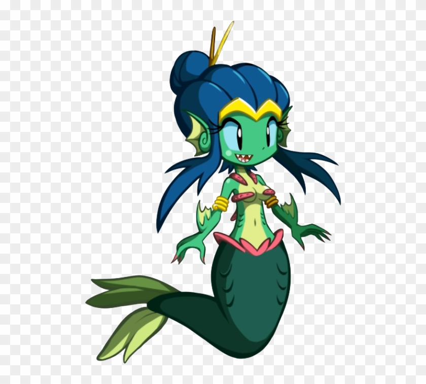 The Mermaid Is The Third And Final Form She Acquires - Shantae Counterfeit Mermaids Gif #769152