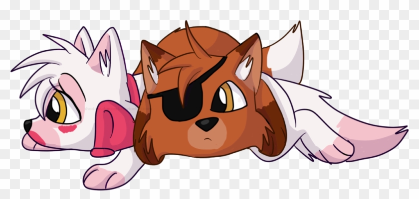 Fox Pile By Shadow-dancer6 - Foxy X Mangle Chibi #769213