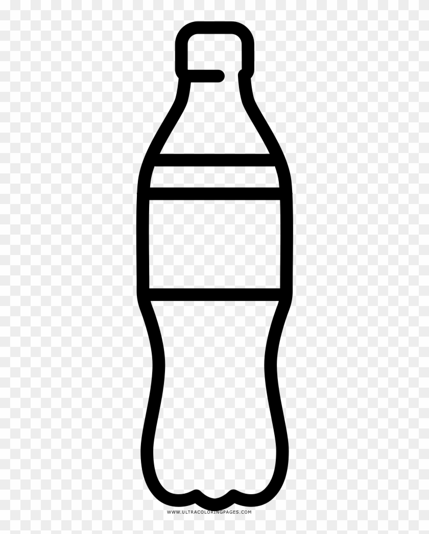 Soda Coloring Page - Plastic Bottle Vector Icon #769384