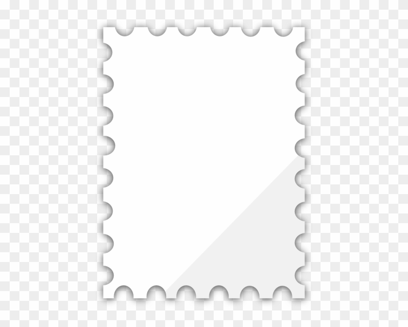 Postage Stamp Clip Art - Postage Stamp Shape Vector #769413