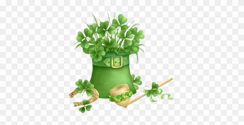 Hat-clover - Happy St Patrick's Day Gif #769423
