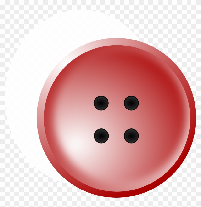 Black Shirt Clip Art Download - Red Shirt Button #769458