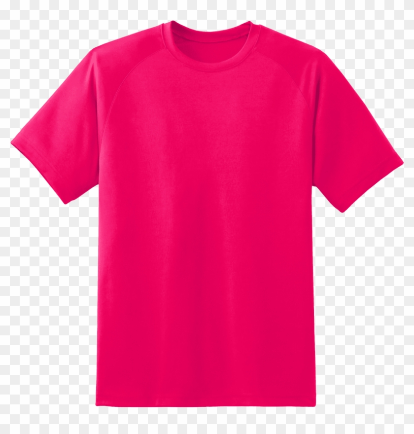 Free Png T Shirt Png Images Transparent - Fuschia Pink V Neck Shirt #769478